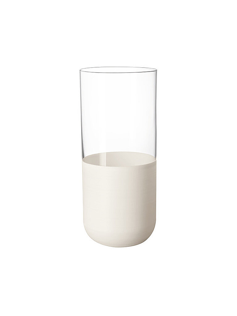 VILLEROY & BOCH Longdrinkbecher 4er Set MANUFACTURE ROCK BLANC GLAS weiss