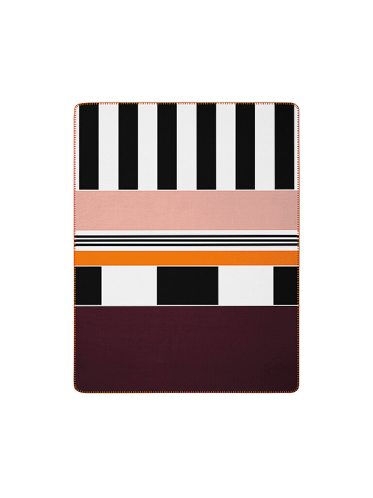 VILLEROY & BOCH Wohndecke 150x200cm MEMPHIS Schwarz/Weiss schwarz