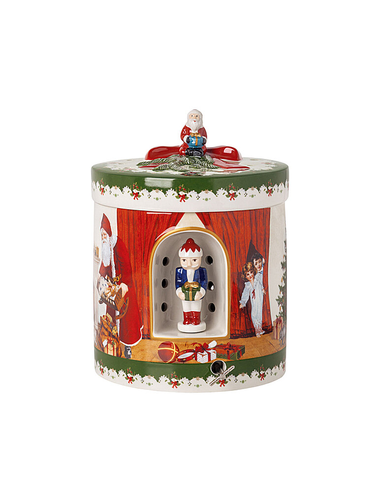 VILLEROY & BOCH Spieluhr Toy's Delight Santa bringt Geschenke 16x16x21cm bunt