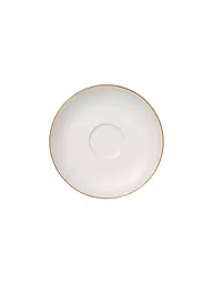 VILLEROY & BOCH SIGNATURE | Kaffee-Untertasse "Anmut Gold" 15cm | Weiss