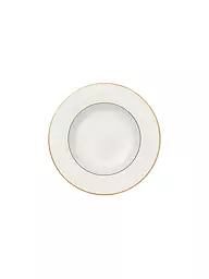 VILLEROY & BOCH SIGNATURE | Suppenteller "Anmut Gold" 24cm | weiss