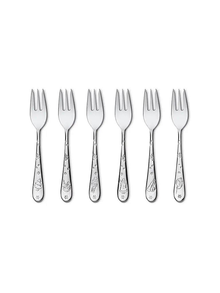 VILLEROY & BOCH | Kuchengabel Set 6-tlg. | silber