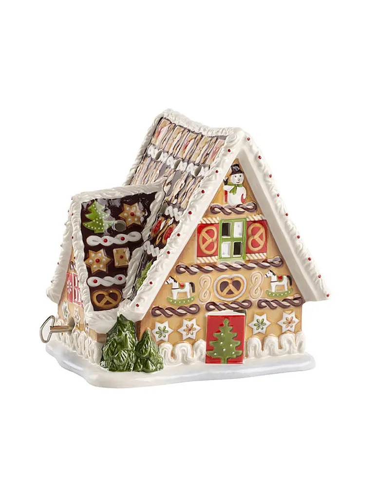 VILLEROY & BOCH | Lebkuchenhaus mit Spieluhr 16x13x16cm Toy's Delight  | Bunt