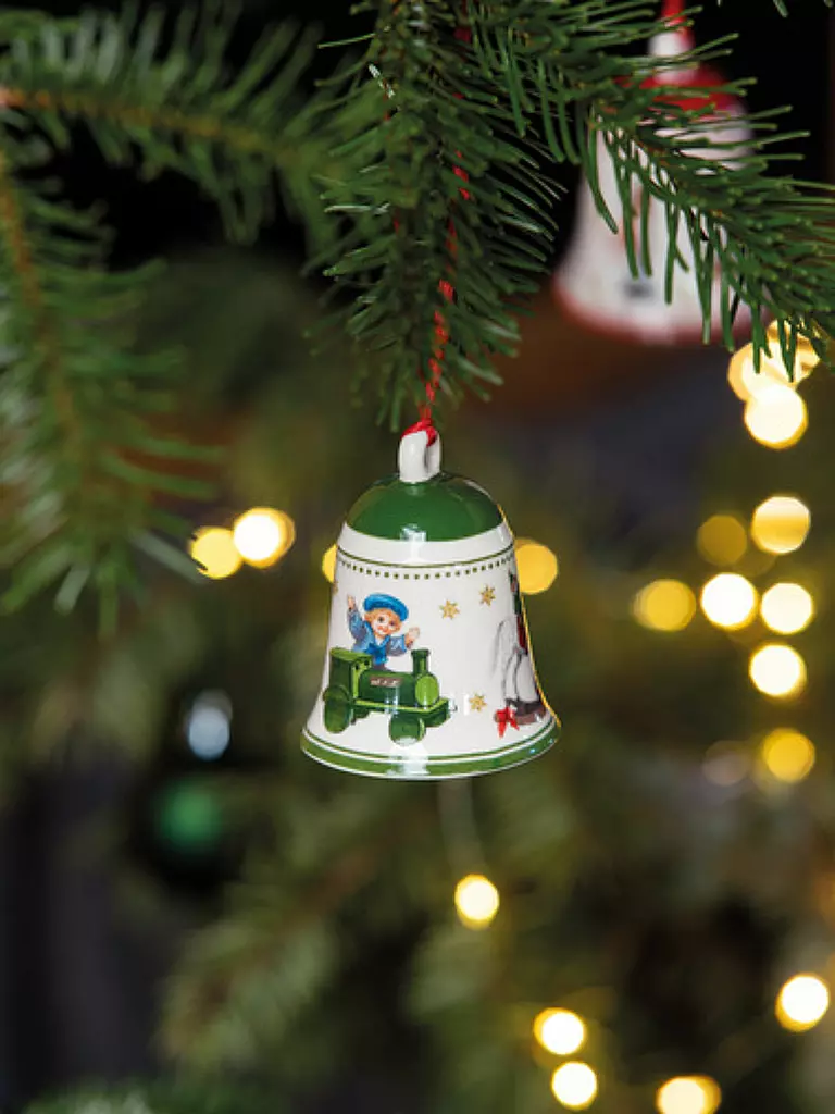 VILLEROY & BOCH | My Christmas Tree Glocke, 2, 2021 5,5x5,5x6,9cm | dunkelgrün
