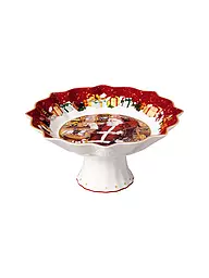 VILLEROY & BOCH | Toy's Fantasy Schale auf Fuß, Santa liest Wunschzettel 24x24x12cm | Bunt