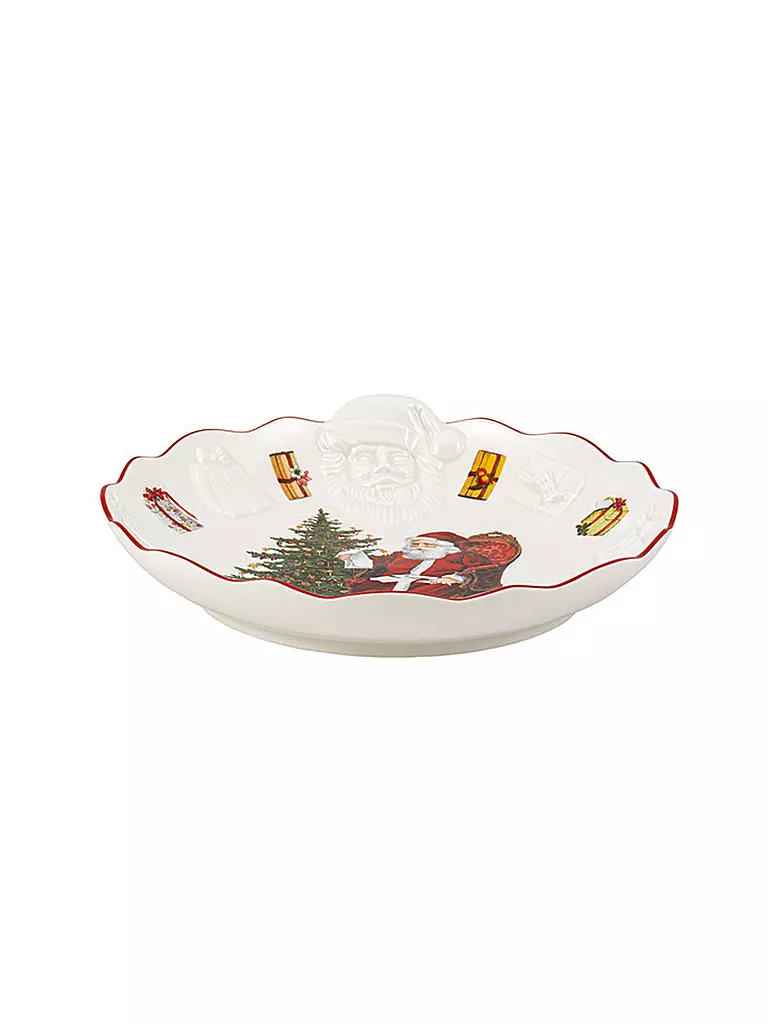 VILLEROY & BOCH | Toy's Fantasy Schale mit Santa Relief, 24x25x4,6cm | 
