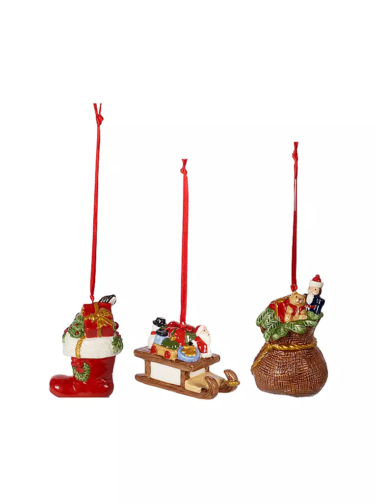 VILLEROY & BOCH | Weihnachtsschmuck Nostalgic Ornaments - Ornament Geschenke 6,3cm | Bunt
