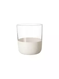 VILLEROY & BOCH | Whisky Glas 4er Set MANUFACTURE ROCK BLANC GLAS | weiss