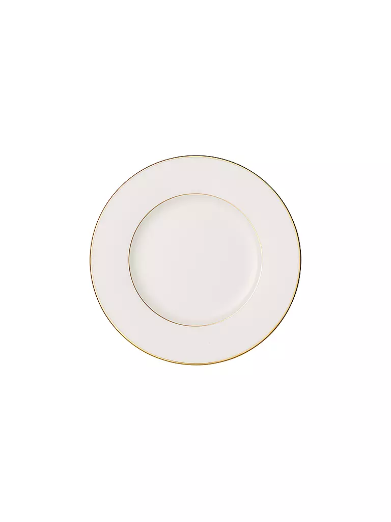 VILLEROY & BOCH SIGNATURE | Frühstücksteller "Anmut Gold" 22cm | weiss