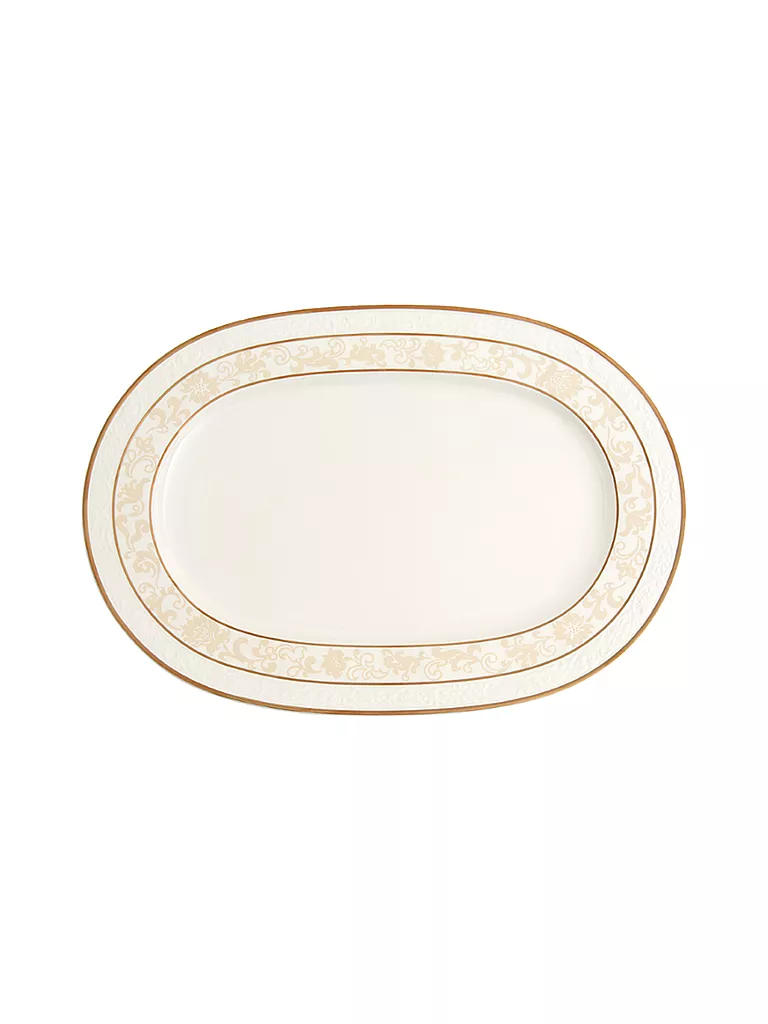 VILLEROY & BOCH SIGNATURE | Platte oval "Ivoire" 35cm | beige