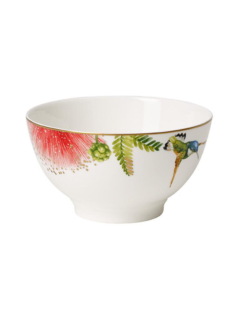 Villeroy & Boch Amazonia Anmut Porzellanschüssel, 23 Cm, Rund - Premium Bone Porcelain Mit Exotischen Motiven