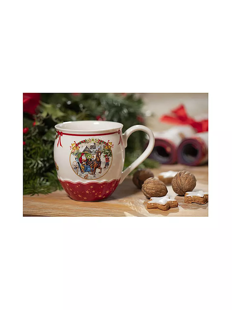 VILLEROY & BOCH | Annual Christmas Edition Jahresbecher 2022 14,5x10,5x10,5cm | bunt