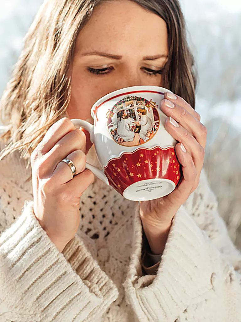 VILLEROY & BOCH | Annual Christmas Edition Jahresbecher 2022 14,5x10,5x10,5cm | bunt