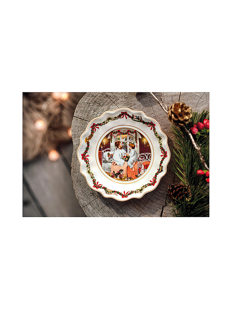 Bola De Navidad Villeroy & Boch Annual Christmas Edition 2025 - Edición Limitada 6,5x6,5x8 Cm, Tema Polar Express