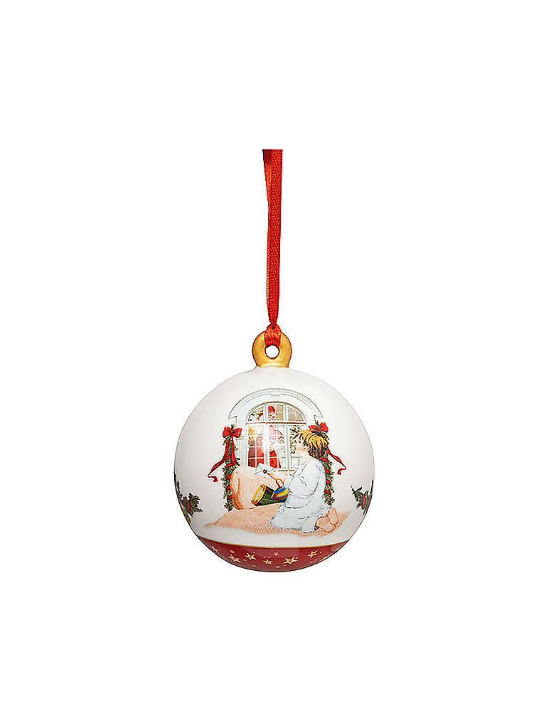 VILLEROY & BOCH | Annual Christmas Edition Kugel 2022 6,5x6,5x8cm | bunt