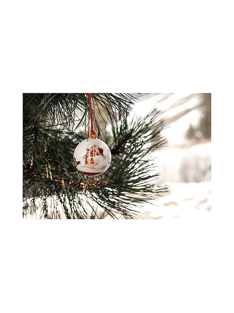 VILLEROY & BOCH | Annual Christmas Edition Kugel 2022 6,5x6,5x8cm | bunt