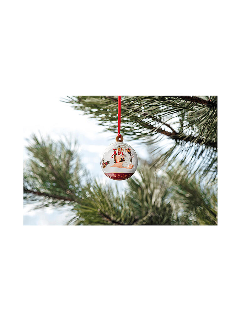 VILLEROY & BOCH | Annual Christmas Edition Kugel 2022 6,5x6,5x8cm | bunt