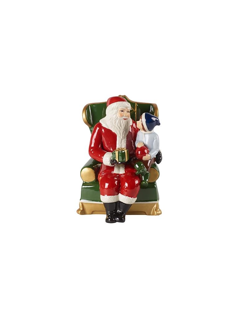 VILLEROY & BOCH | Christmas Toys - Santa auf Sessel 10x10x15cm | bunt