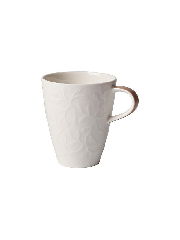 VILLEROY & BOCH | Henkelbecher "Caffè Club - Floral Touch" 0,35l (Hazel) | beige