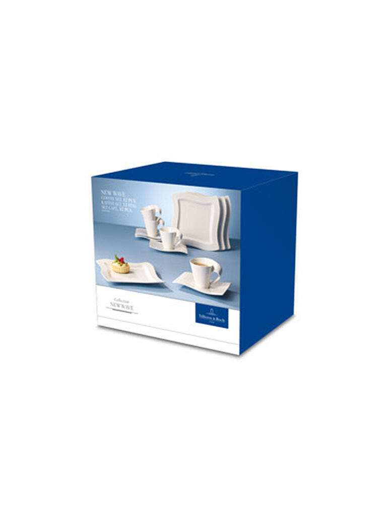 VILLEROY & BOCH | NewWave Kaffeeservice 12-teilig | weiss