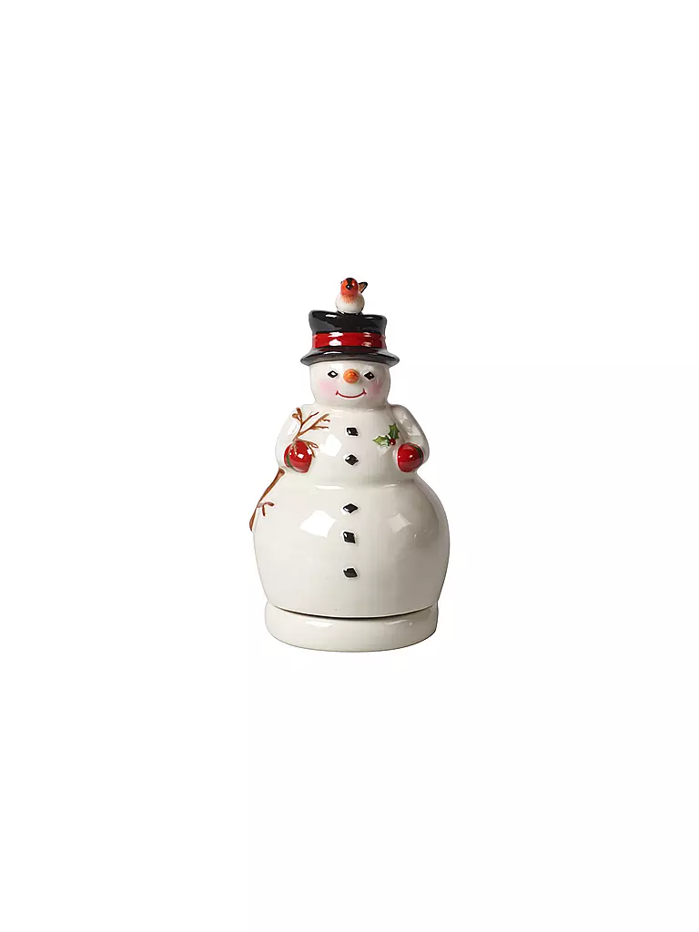 VILLEROY & BOCH | Nostalgic Melody - Schneemann drehend 8x8x15cm | bunt