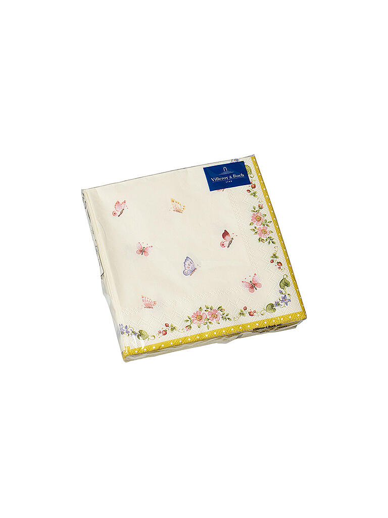 VILLEROY & BOCH | Oster-Cocktail-Servietten Schmetterling 25x25cm | bunt