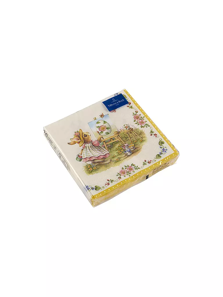 VILLEROY & BOCH | Oster-Lunch-Servietten Hase 33x33cm | bunt