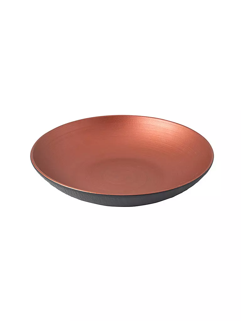 VILLEROY & BOCH | Schale flach Manufacture Rock Glow 23,5cm | grau