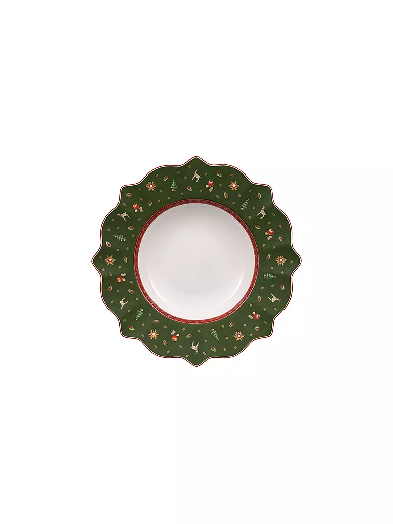 VILLEROY & BOCH | Suppenteller 26cm "Toys Delight" | dunkelgrün