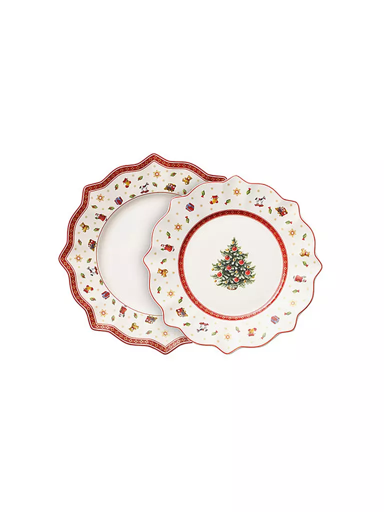 VILLEROY & BOCH | Toy's Delight - Weihnachtsteller Set 8tlg | bunt