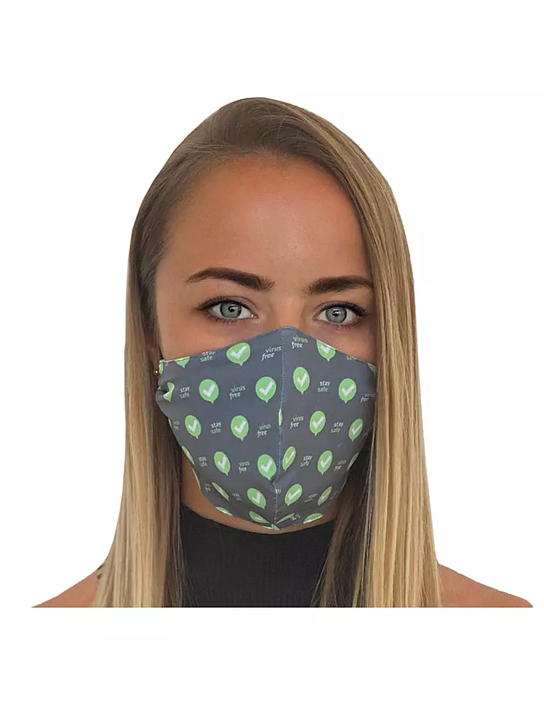 VIRUSFREE | Mund-Nasen-Maske | grau