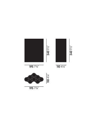 VITRA | Vase Nuage Medium Alu/Efeu