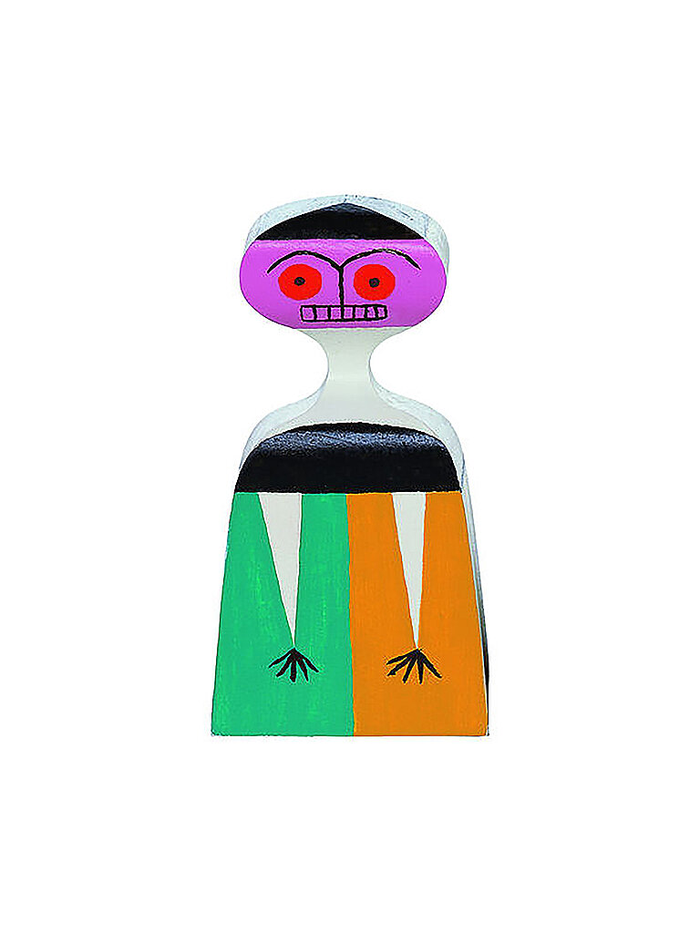 VITRA Deko Holzpuppe 14,6cm Nr 3 bunt