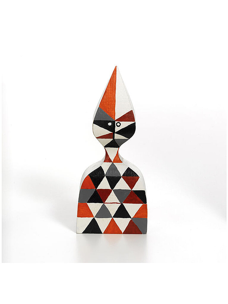 VITRA Deko Holzpuppe 18,1cm Nr 12 bunt