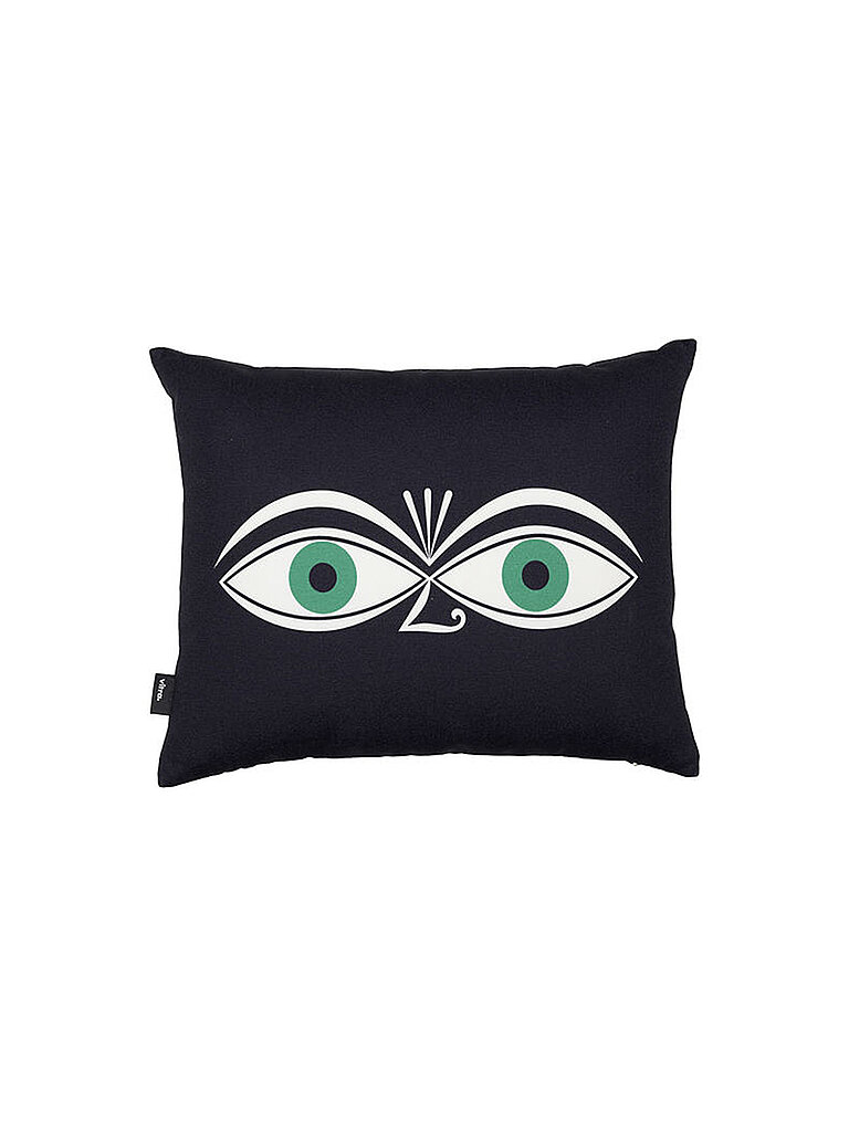 VITRA Kissen Graphic Print Eyes 30x40cm schwarz