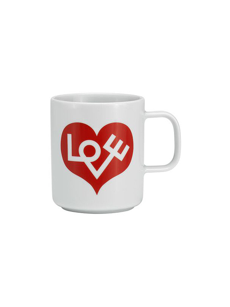 Henkelbecher - Tasse Coffee Mug Love Heart Rot rot baby