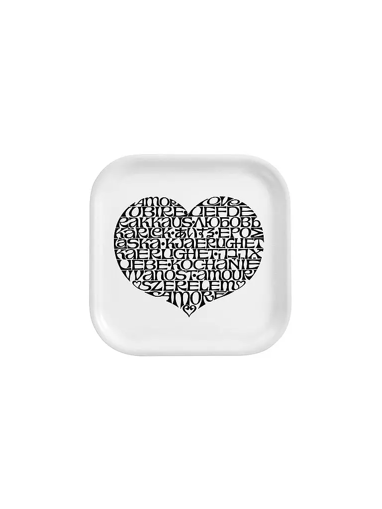 VITRA | Classic Tray "Love Heart" S 28cm | weiss