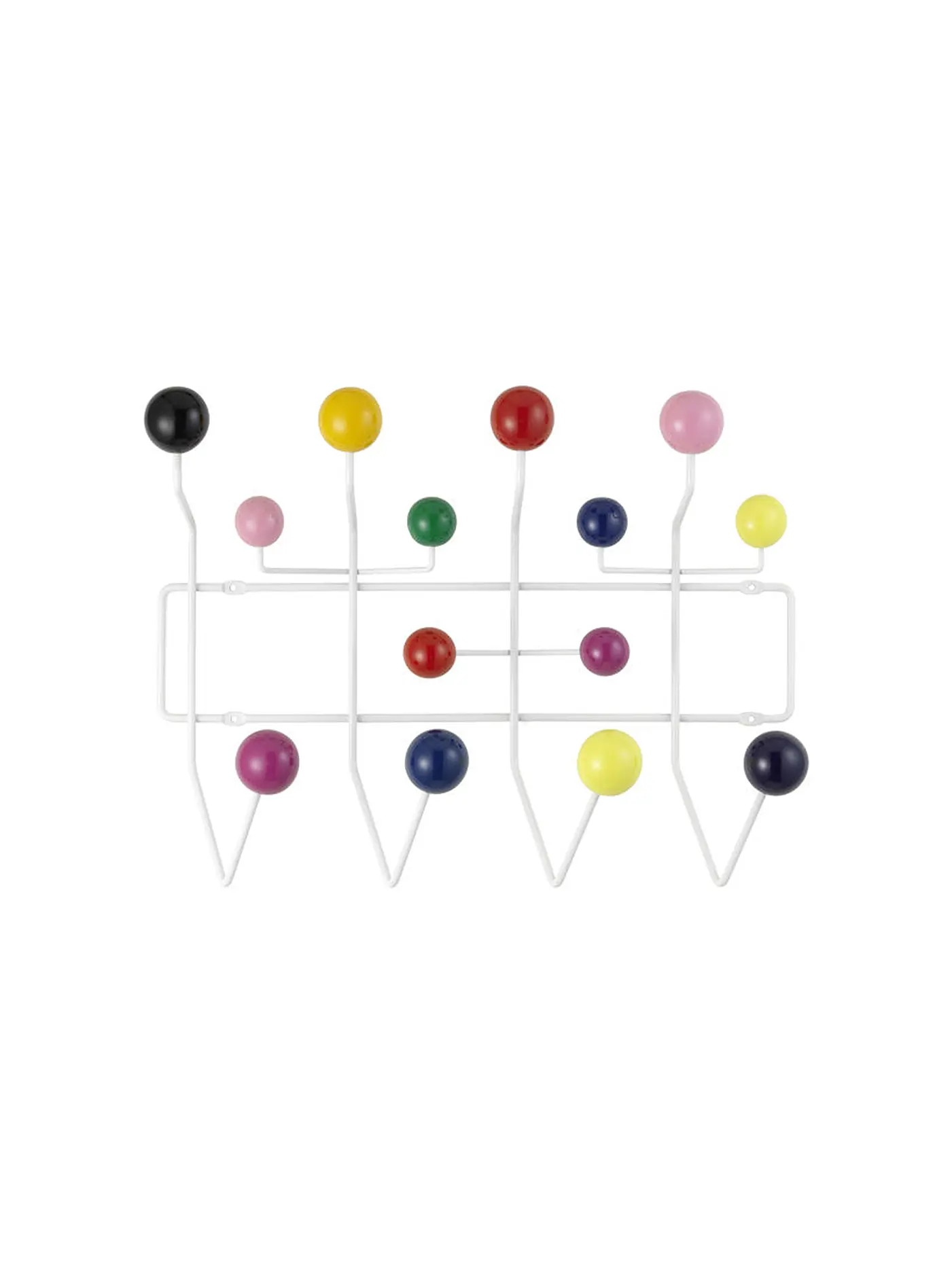 VITRA | Garderobe "Hang it all"  | bunt