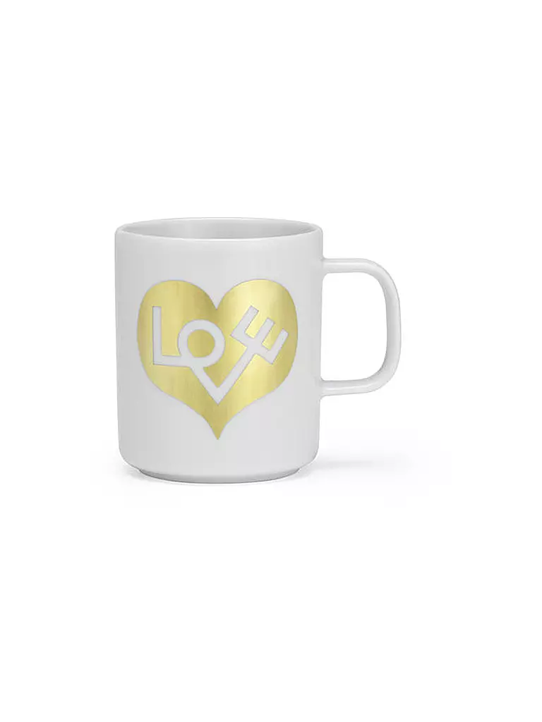 VITRA | Henkelbecher - Tasse Coffee Mug  Love Heart Gold | gold