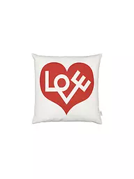 VITRA | Kissen "Graphic Print Snake" 40x40cm | weiss