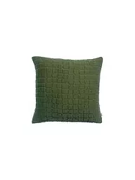 VIVARAISE | Kissenhülle 45x45cm SWAMI Lichen  | dunkelgrün