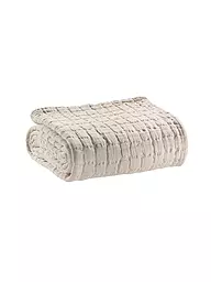 VIVARAISE | Wohndecke - Plaid 130x200cm Olive | creme