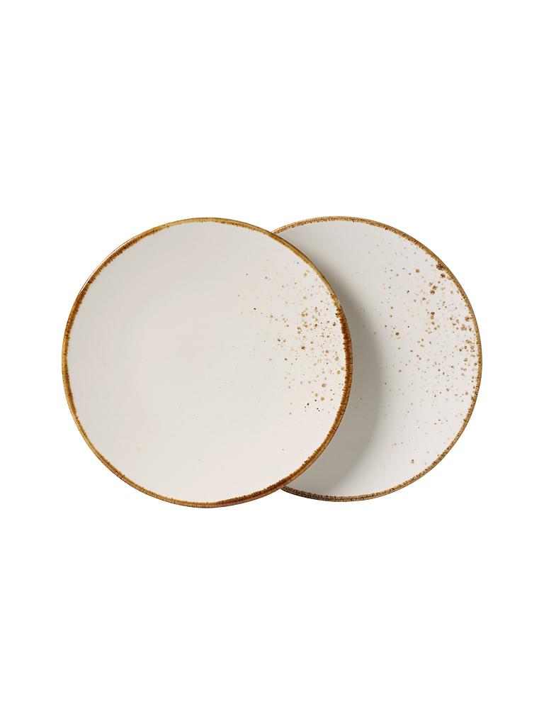 VIVO | Villeroy und Boch Group Stone Ware - Frühstücksteller 2-tlg. 21,5cm (White) | creme