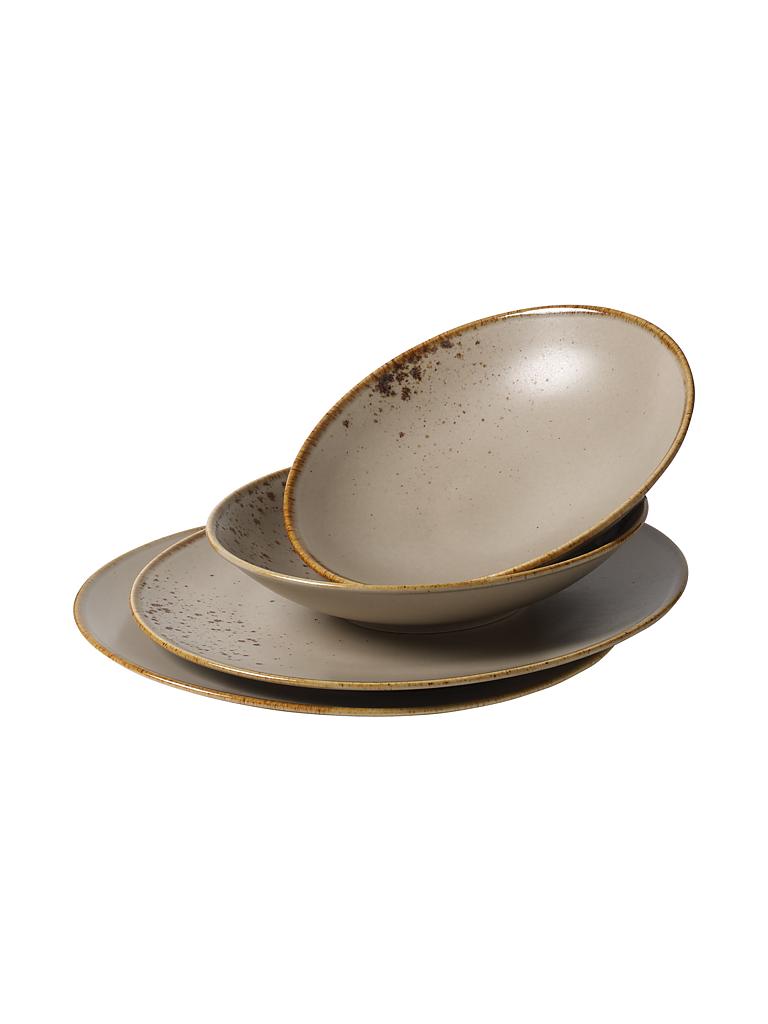 VIVO | Villeroy und Boch Group Stone Ware - Suppenteller 4-tlg. (Brown) | braun