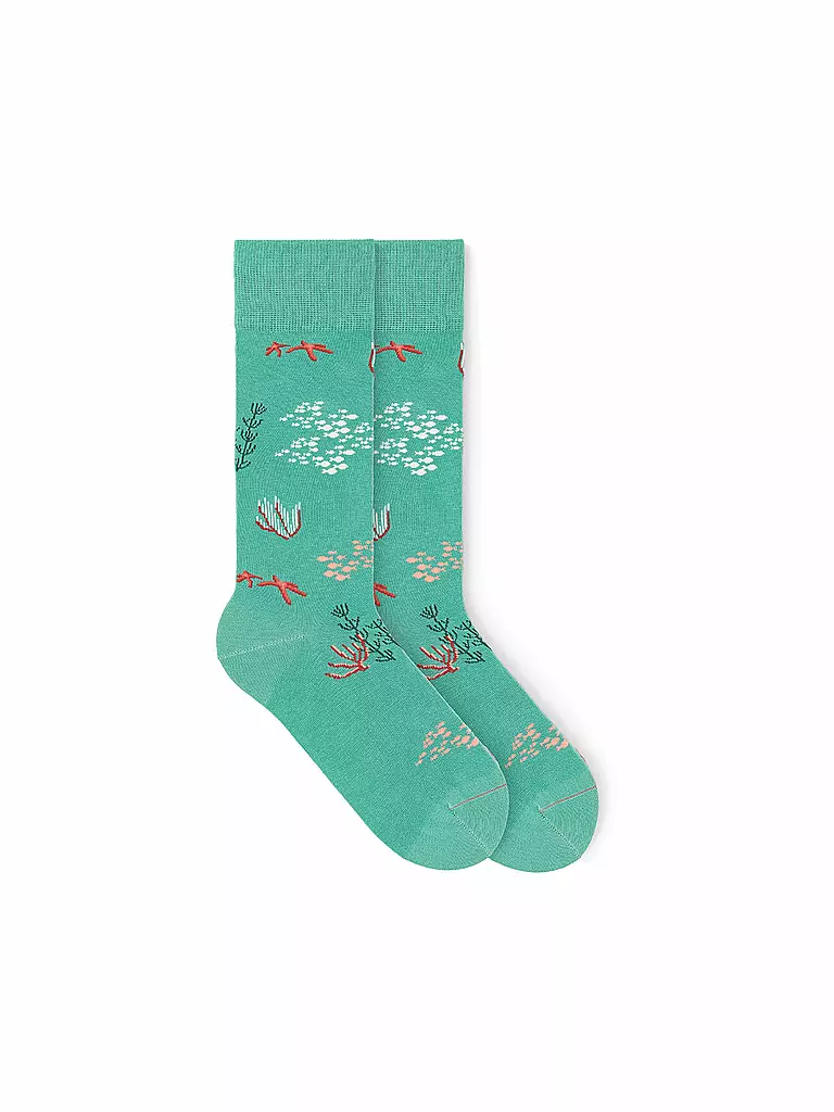 VON JUNGFELD | Socken Coral | hellgrün