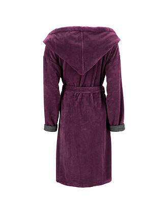 VOSSEN | Damen Bademantel CARMEN Elderberry/Graphit 