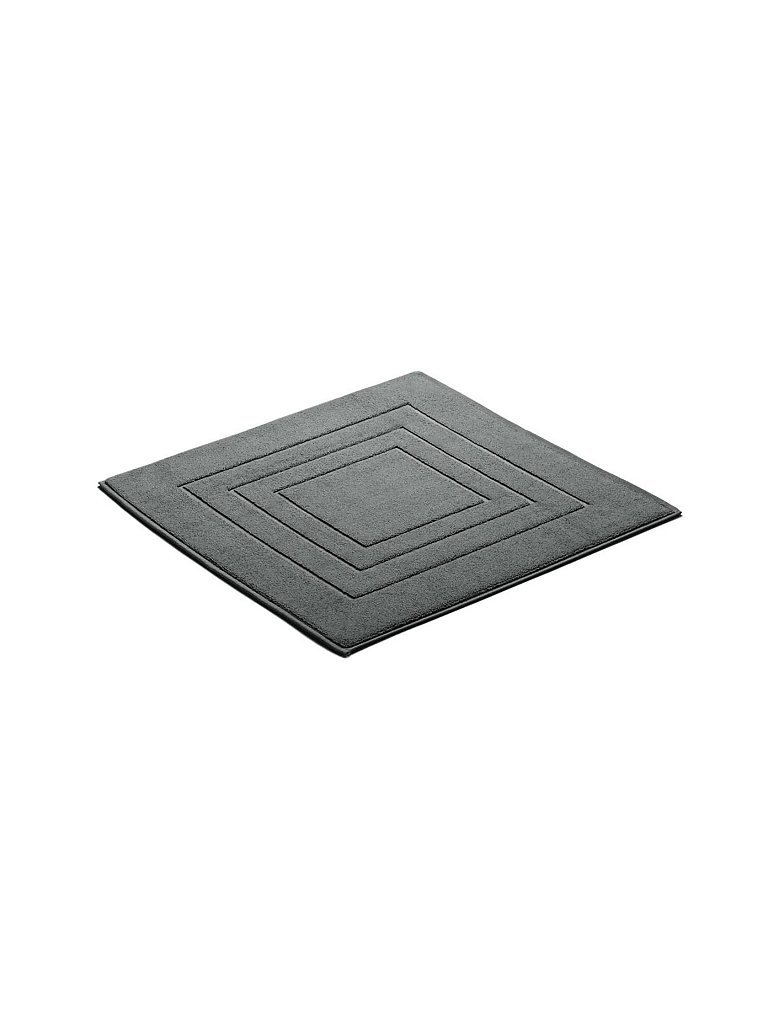 VOSSEN Badteppich FEELING 60x60cm Flanell grau