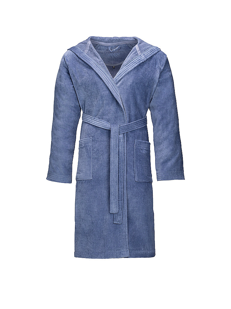 Unisex Bademantel TEXAS Atlantic blau XS baby