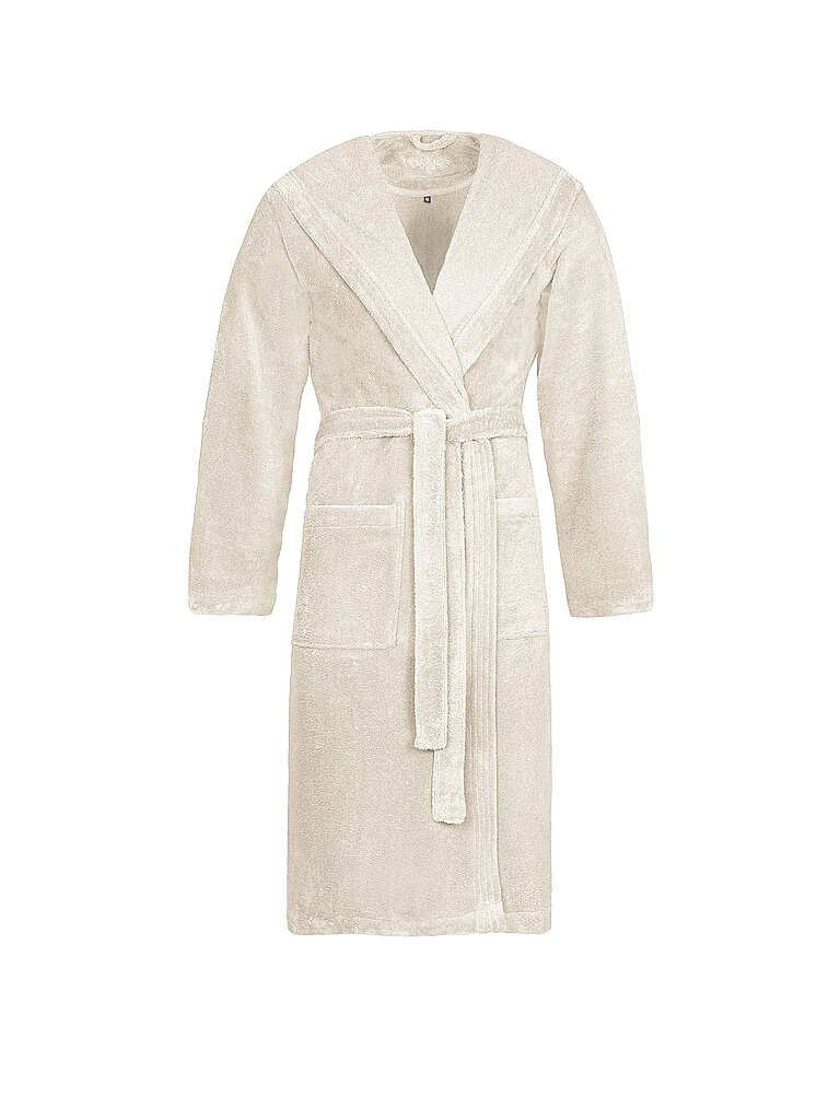 VOSSEN Bademantel LYNN Ivory weiss | M