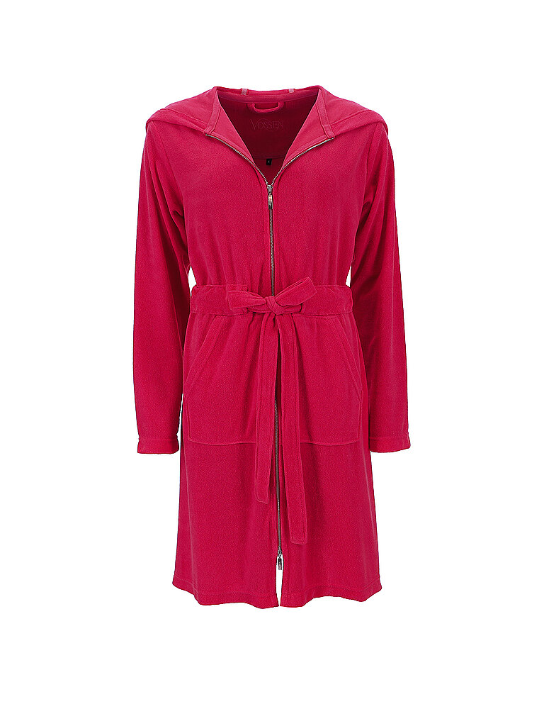 VOSSEN Damen Bademantel TAMPA Kirschort beere | S